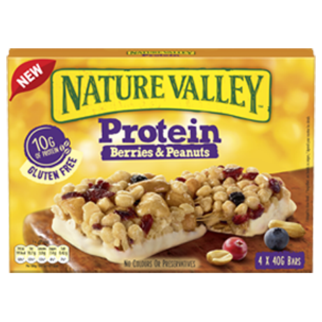 Nature Valley Protein Berries & Peanuts bars package