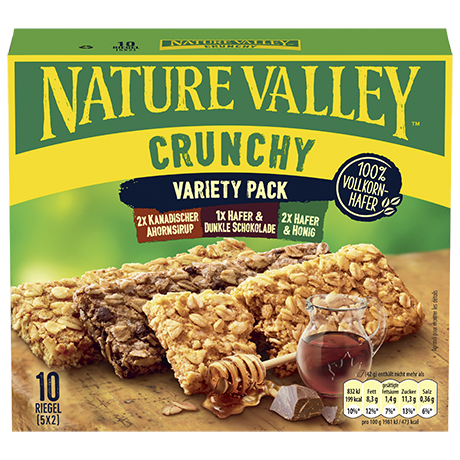 package of Nature Valley Crunchy Variety Pack bars