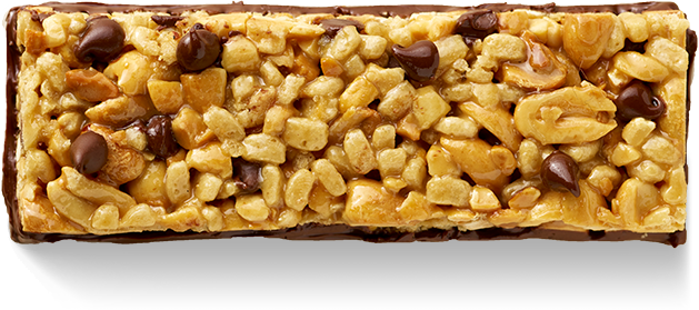 Nature Valley Protein Erdnuss & Schokolade bar unwrapped